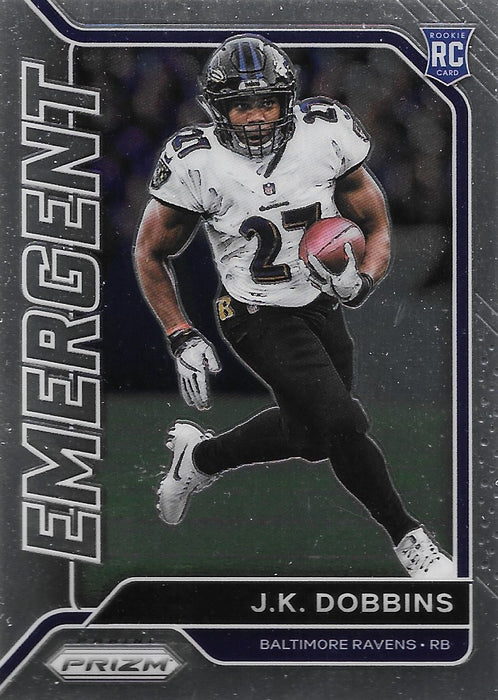 JK Dobbins, Emergent, 2020 Panini Prizm Football NFL