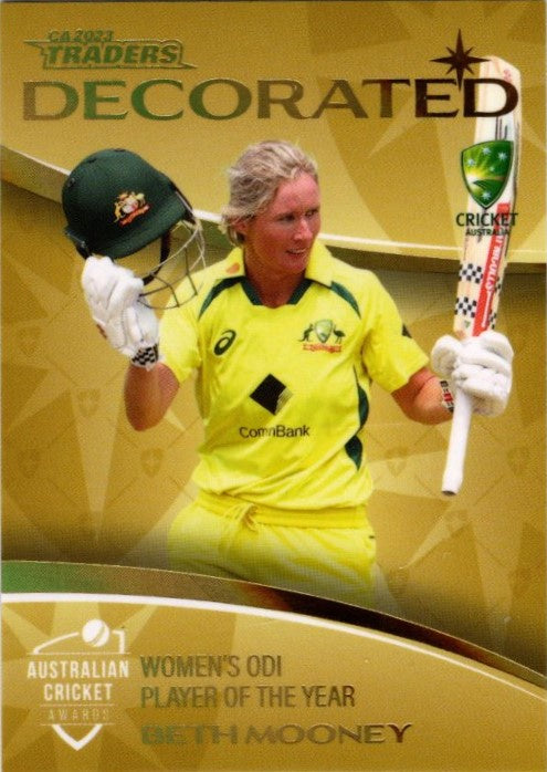 Beth Mooney, Decorated Parallel, 2023-24 TLA Traders Cricket