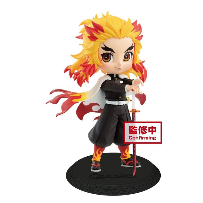 Banpresto Demon Slayer Kimetsu No Yaiba Kyojuro Rengoku Q Posket Figure Version A