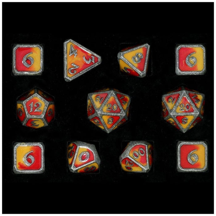 Die Hard Dice Metal RPG Set - Spellbinder Brimstone