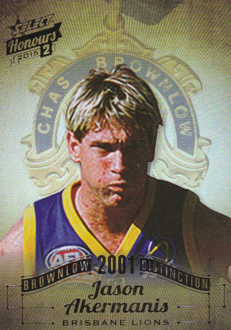 Jason Akermanis, Brownlow Distinction, 2015 Select AFL Honours 2