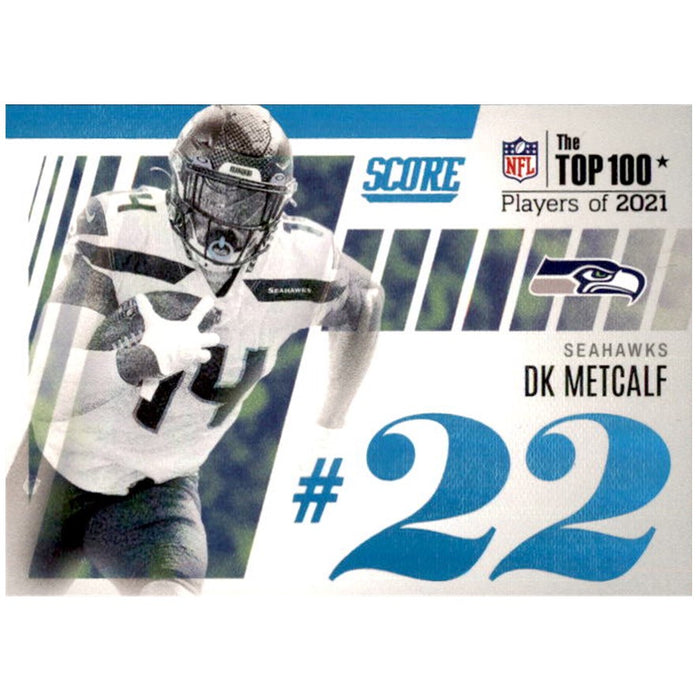 DK Metcalf, Top 100, 2022 Panini Score Football NFL