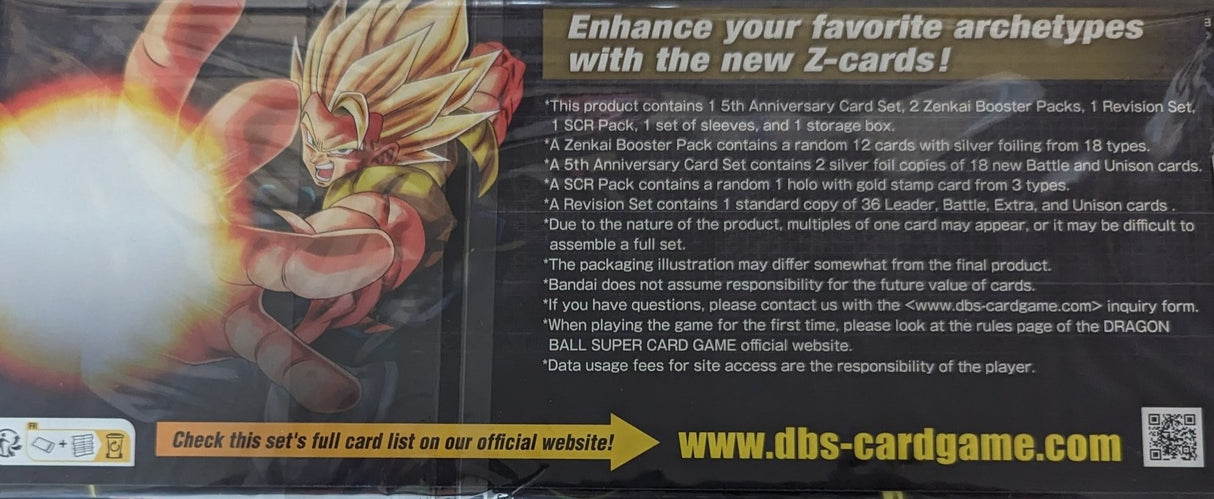 Dragon Ball Super Card Game 5th Anniversary Box Set