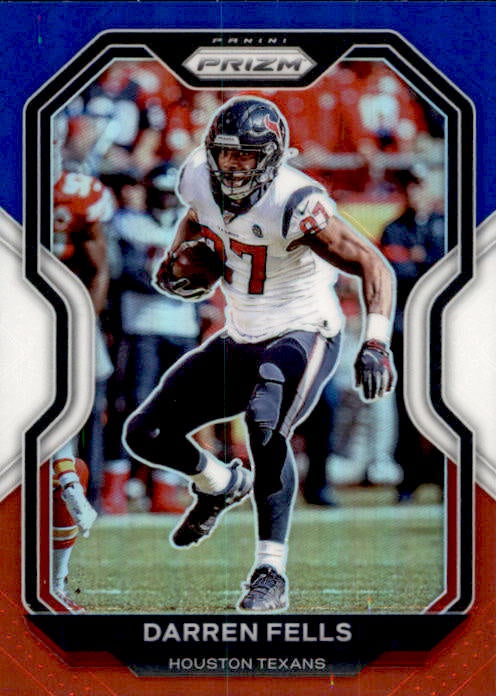 Darren Fells, Red White Blue Prizm, 2020 Panini Prizm Football NFL