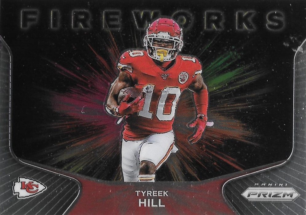 Tyreek Hill, Fireworks, 2020 Panini Prizm Football NFL