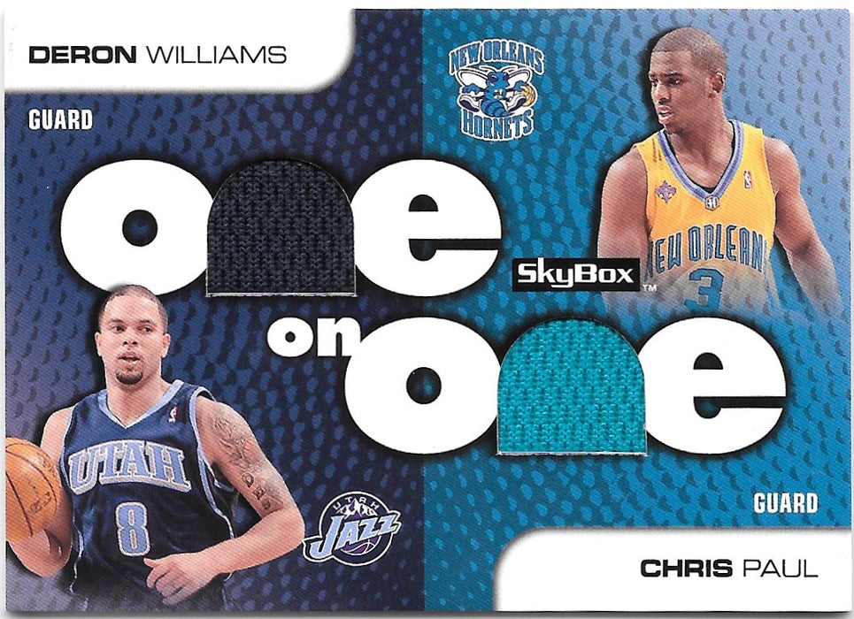 Deron Williams, Chris Paul, One on One, 2008-09 Skybox Basketball NBA