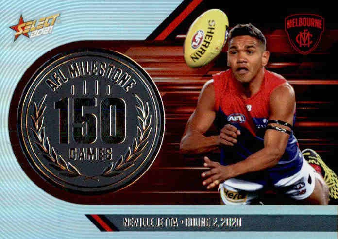 Neville Jetta, 150 Games Milestone, 2021 Select AFL Footy Stars