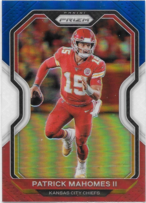 Patrick Mahomes II, Red White Blue Prizm, 2020 Panini Prizm Football NFL