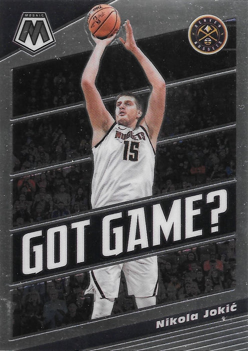 Nikola Jokic, Got Game, 2019-20 Panini Mosaic Basketball NBA