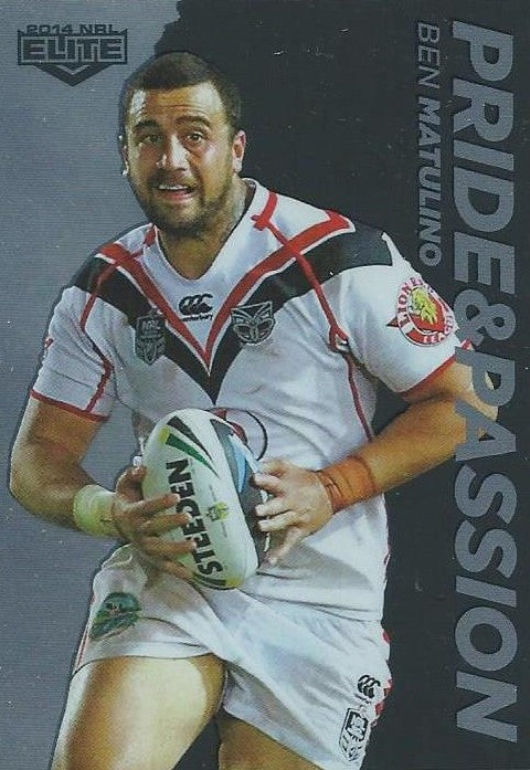 Pride & Passion, 2014 ESP Elite NRL - 1 to 48 - Pick Your Card