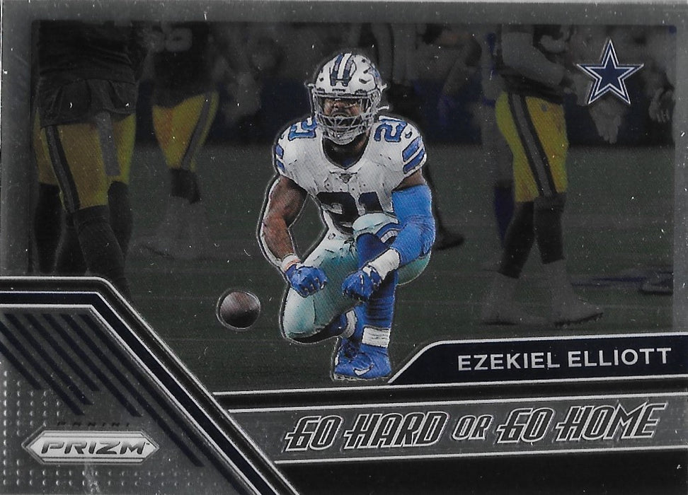 Ezekiel Elliott, Go Hard or Go Home, 2020 Panini Prizm Football NFL