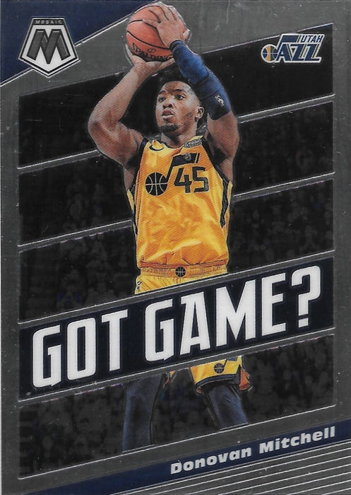 Donovan Mitchell, Got Game, 2019-20 Panini Mosaic Basketball NBA