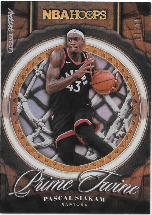 Pascal Siakam, Prime Twine Artist Proof, 2020-21 Panini Hoops Basketball NBA