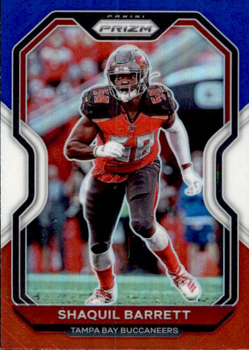 Shaquil Barrett, Red White Blue Prizm, 2020 Panini Prizm Football NFL