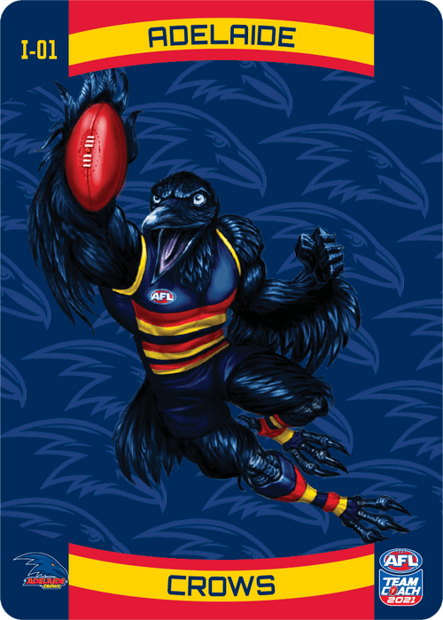 Adelaide Crows Mascot, 3D Icons, 2021 Teamcoach AFL