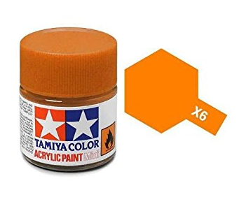TAMIYA ACRYLIC MINI X-6 ORANGE 10ml