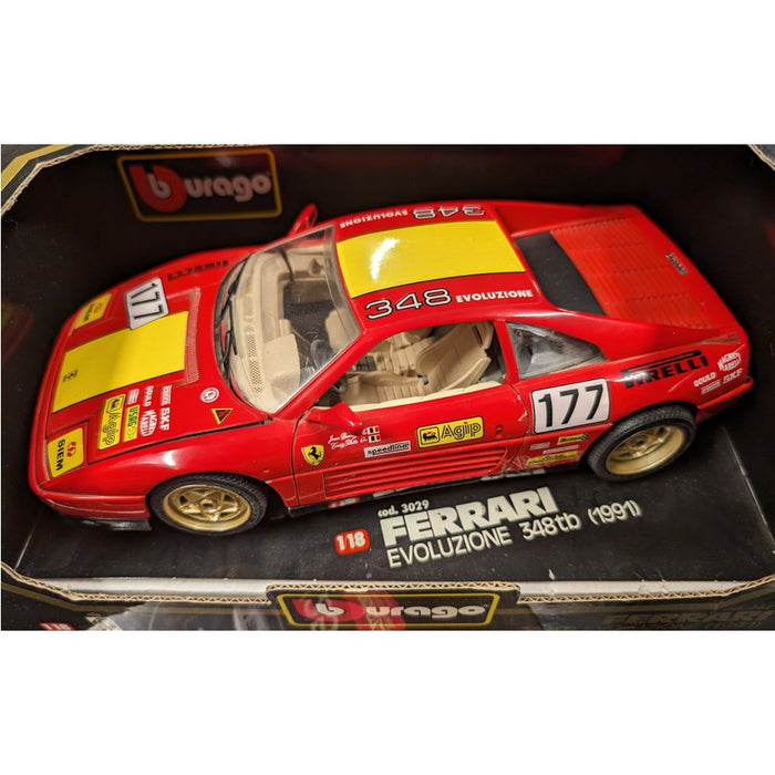 Burago, Ferrari 348tb Evoluzione (1991), 1:18 Scale Diecast Car