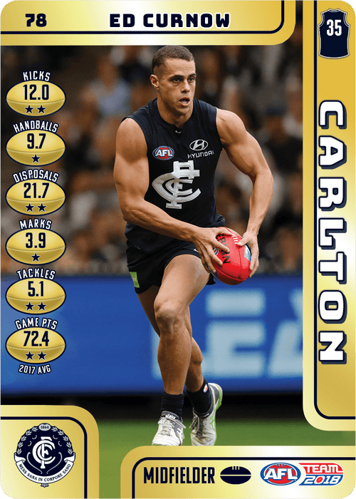 Ed Curnow, Gold, 2018 Teamcoach AFL