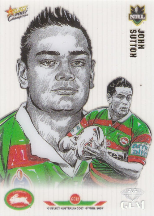 John Sutton, Gem, 2007 Select NRL Champions