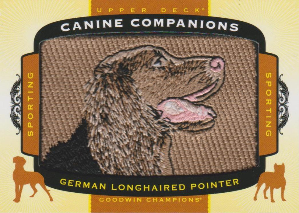 German Longhaired Pointer, Canine Companions, 2017 Upper Deck Goodwin Champions