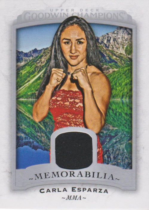 Carla Esparza, Memorabilia, 2017 Upper Deck Goodwin Champions