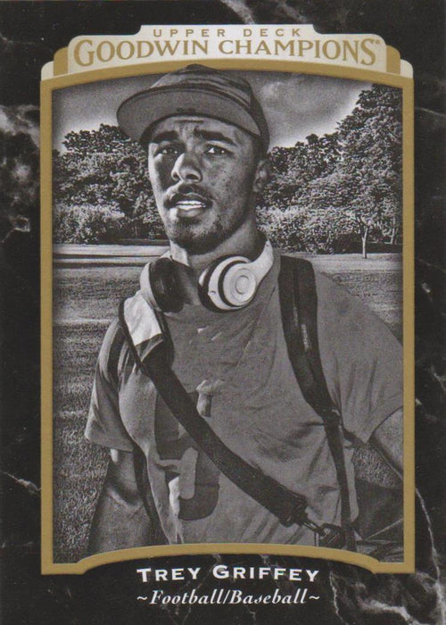 Trey Griffey, Black Border, 2017 Upper Deck Goodwin Champions