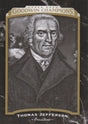 Thomas Jefferson, Black Border, 2017 Upper Deck Goodwin Champions