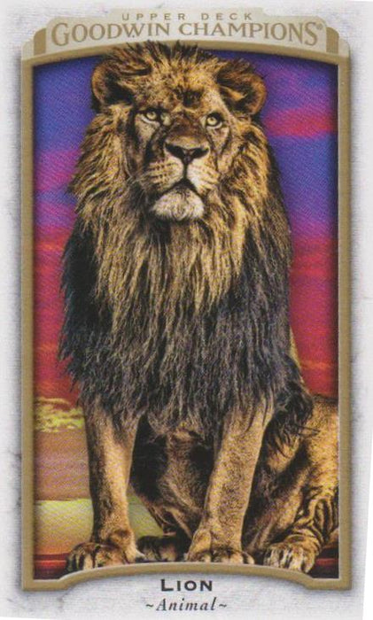 Lion, Mini, 2017 Upper Deck Goodwin Champions