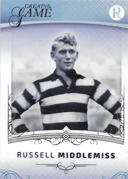 Russell Middlemiss, 2017 Regal Football Greats of the Game