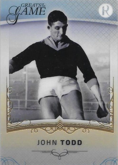 John Todd, Gold Parallel, 2017 Regal Football Greats of the Game