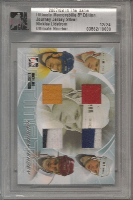 Nicklas Lidstrom, 2007-08 In the Game, Ultimate material 8th Ed, Journey Jersey Silver