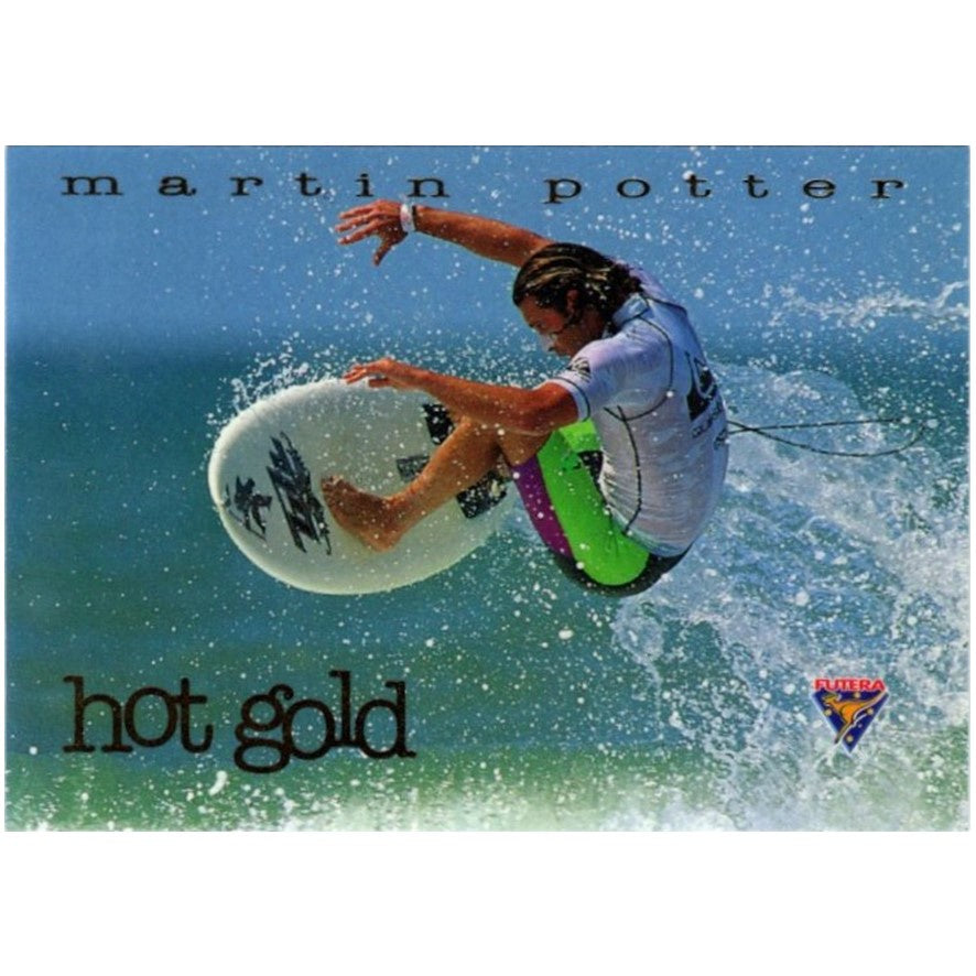 Martin Potter, Hot Gold, 1994 Futera Hot Surf