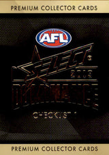 2019 Select AFL Dominance Base Card - 1 to 100 - Pick Your Card