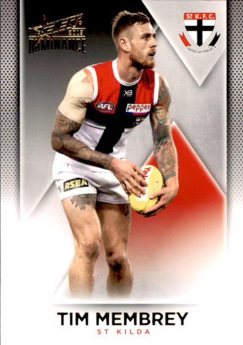 2019 Select AFL Dominance Base Card - 101 to 196 - Pick Your Card