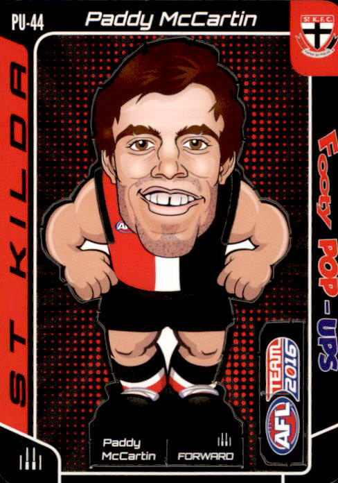 Paddy McCartin, Footy Pop-Ups, 2016 Teamcoach AFL