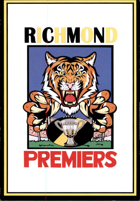 Richmond Tigers 2019 Premiers Card Set by Noel