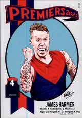 Melbourne Demons 2021 Premiers Card Set by Noel