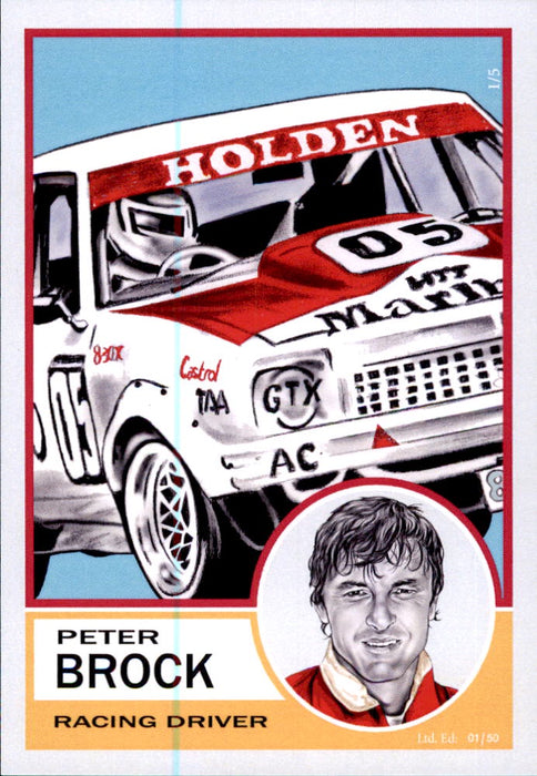 Peter Brock, Aussie Icons & Legends by Noel.
