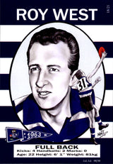 Geelong Cats 1963 Premiers Card Set by Noel