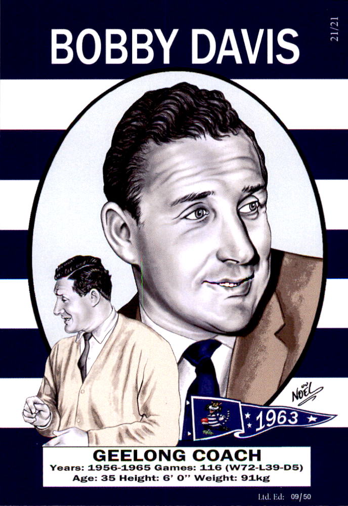 Geelong Cats 1963 Premiers Card Set by Noel