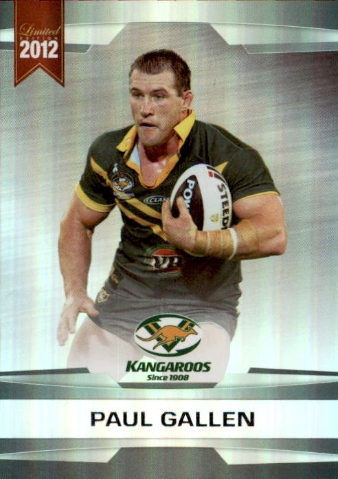 2012 ESP Rugby League Limited Parallel card - 1 to 72 - Pick Your Card