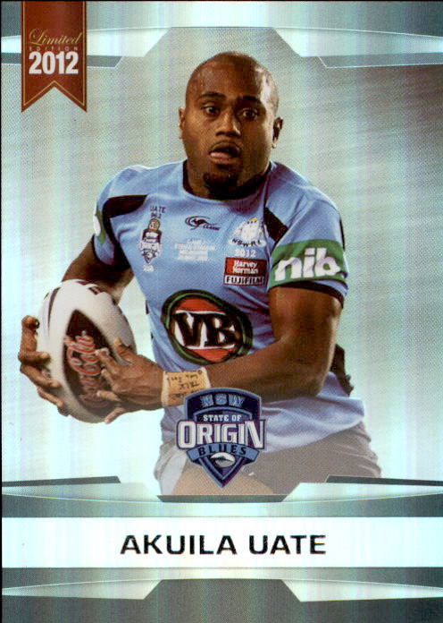 2012 ESP Rugby League Limited Parallel card - 1 to 72 - Pick Your Card