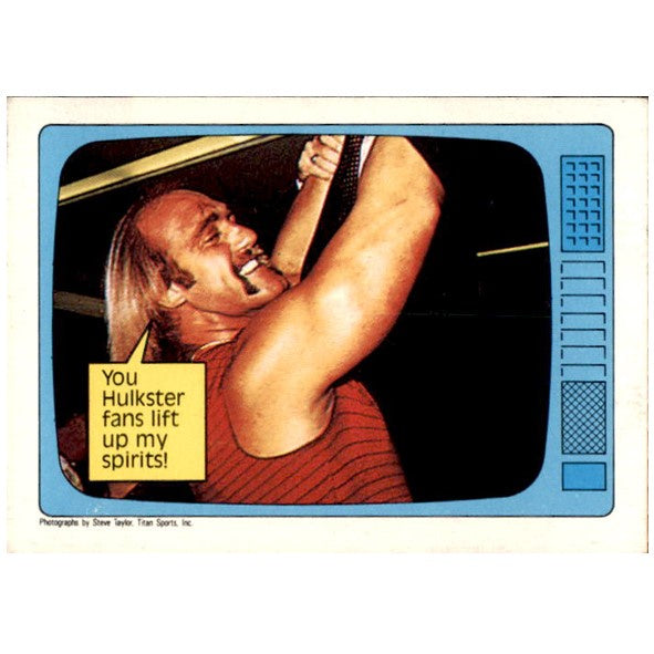 Hulk Hogan, #60, 1986 WWF Scanlens