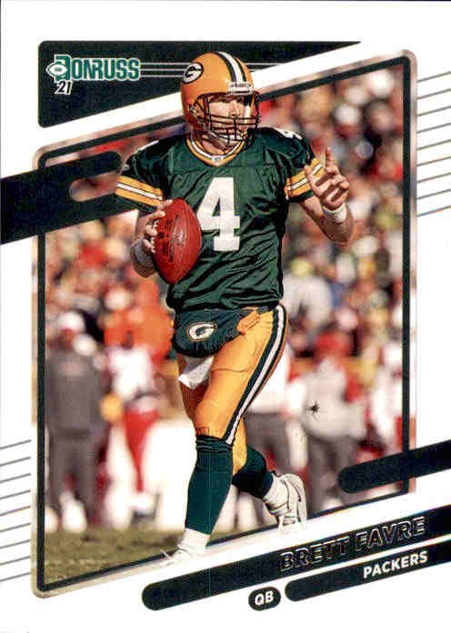 Brett Favre, #156, 2021 Panini Donruss Football NFL