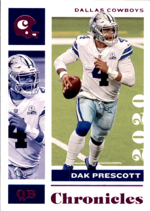 Dak Prescott, Pink Foil, 2020 Panini Chronicles Football NFL