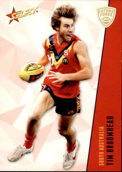 2012 Select AFL Future Force Common Cards -  Cards 1 to 86 - Pick Your Card