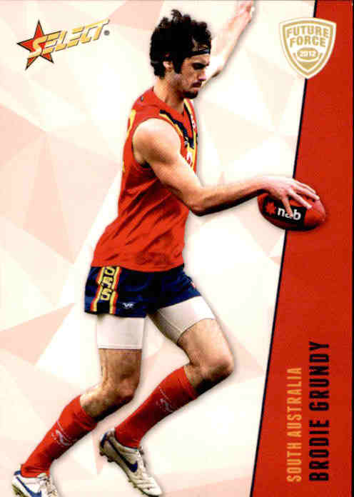 2012 Select AFL Future Force Common Cards -  Cards 1 to 86 - Pick Your Card