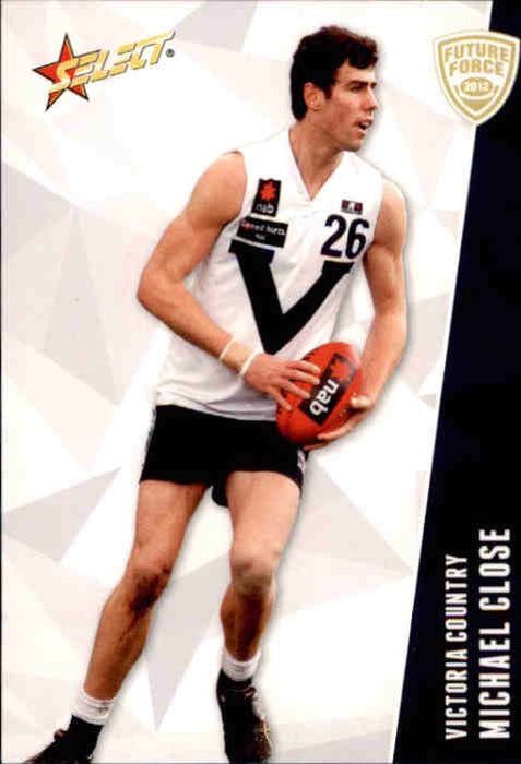 2012 Select AFL Future Force Common Cards -  Cards 1 to 86 - Pick Your Card