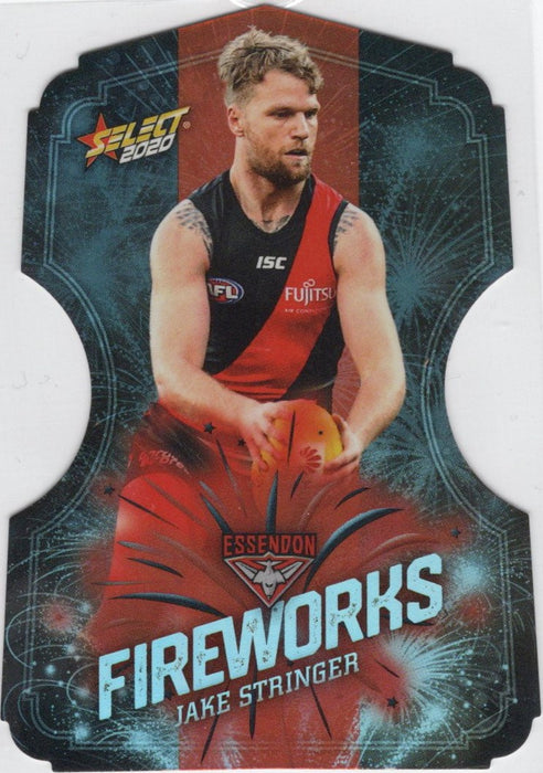 Jake Stringer, Fireworks Die-cut, 2020 Select AFL Footy Stars