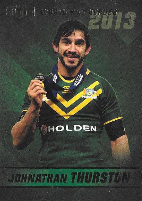 Johnathan Thurston, World Cup Heroes Case card, 2014 ESP Elite NRL